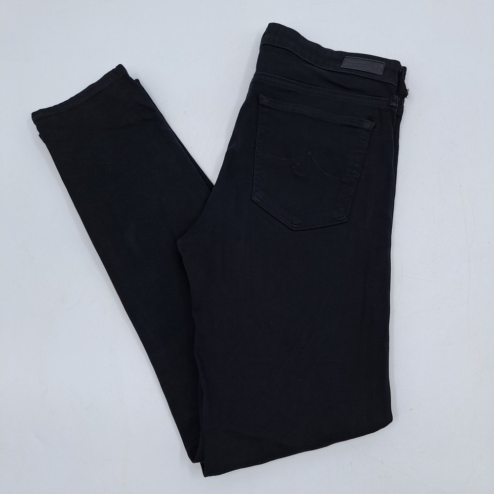 AG Adriano Goldschmied The Farrah Skinny Jeans Women 30 Black Rayon Stretch